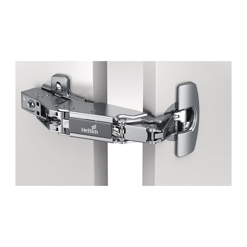Charnière grand angle Sensys 8657i ths 55 présente Pose rapide, fixe nickelée hettich