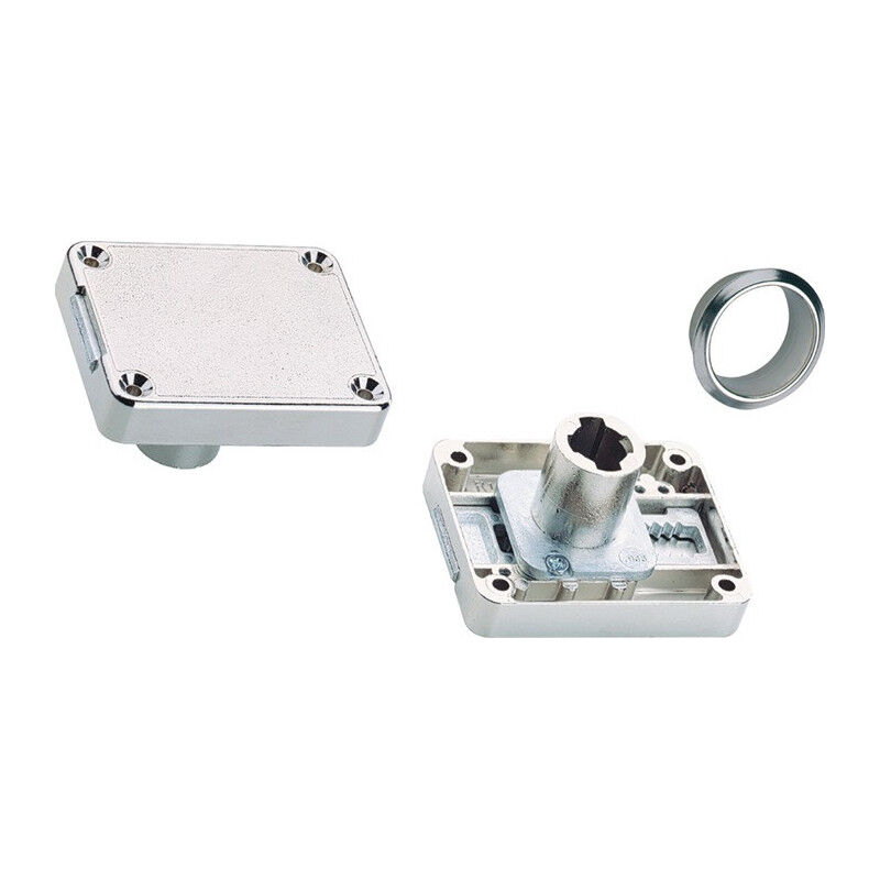 Serrure de coffre à cylindre variable Prestige 2000 15 mm Z23, 18 mm axe 15 mm hettich