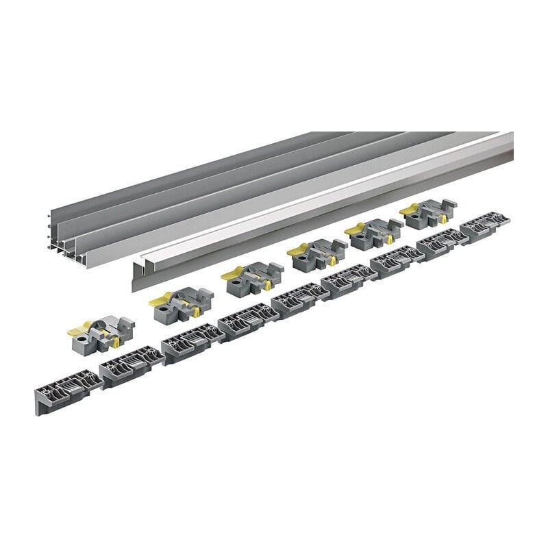 TopLine xl 4000 mm argent hettich