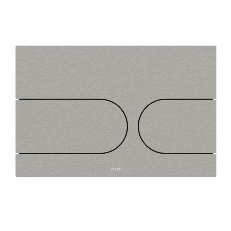Plaque de commande 150 x 220 x 5 mm, inox brossé Toto
