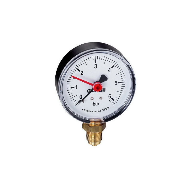 Caleffi - Manometre 0-10bar 1/4 unten Typ 557 0-10 bar, 1/4