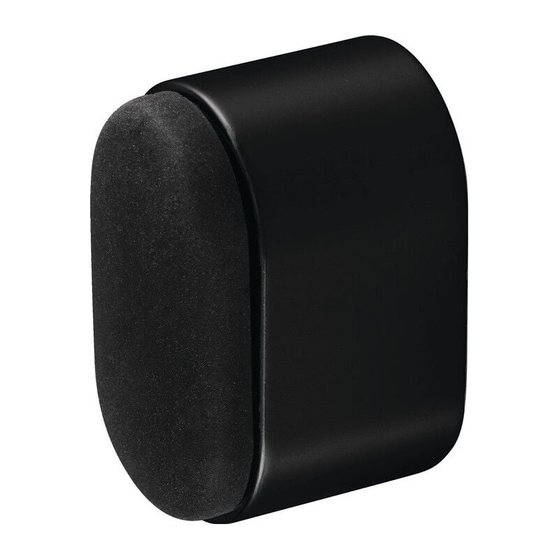 Butoir de porte murale 4700/4702/4704 aluminium, anodisé noir, longueur 25 mm hermeta