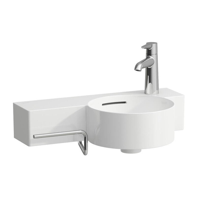 Laufen - Porte-serviettes val chrome, surface de suspension 175 mm