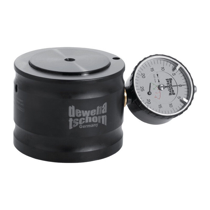 Dispositif de mise à zéro, 0,1 mm de diamètre avec comparateur à cadran sur le côté