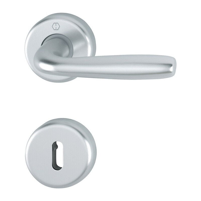 Jeu de rosaces Maribor 1766 / 17KV / 17KVS aluminium F1 ronde ob din gauche / droite d / d hoppe