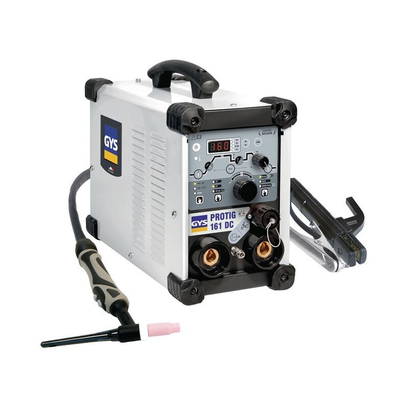 Poste à souder tig protig 161 dc avec accessoires 10-160 a gasg.GYS