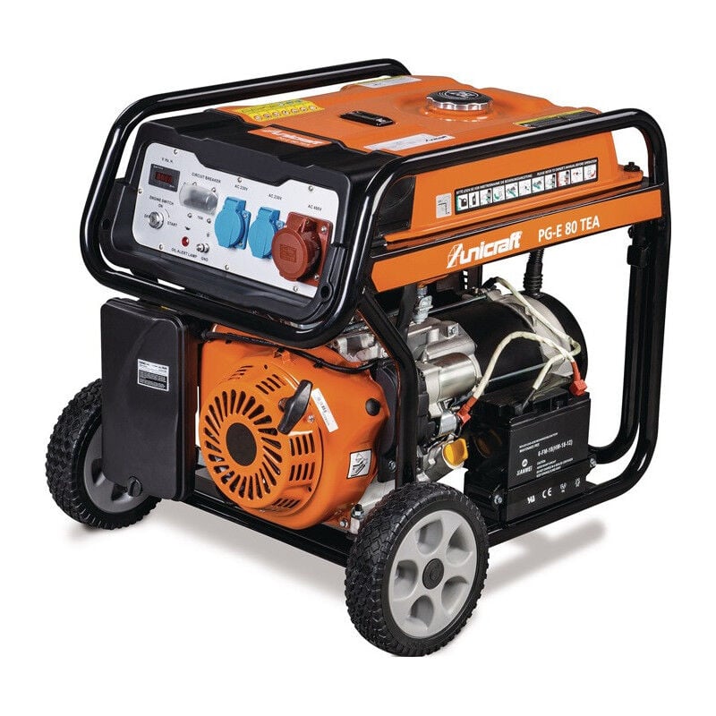 FP - Groupe électrogène pg-e 80 tea 6.5 kW Essence unicraft