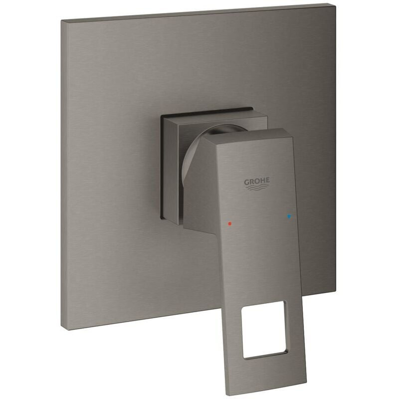 Eurocube mitigeur monocommande 1 sortie, hard graphite brossé (G24061AL0) - Grohe