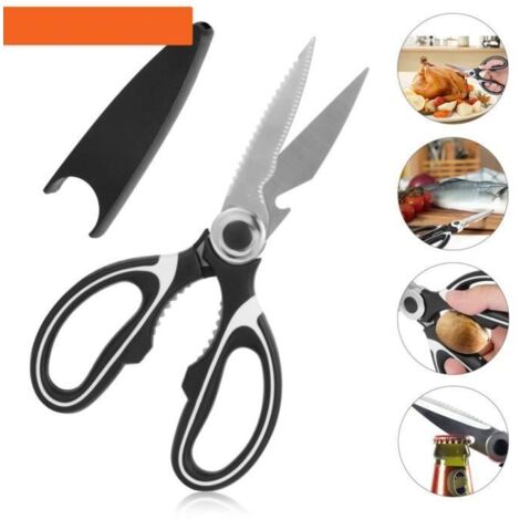 Nouveaux Ciseaux De Cuisine Ultra-Résistants,Ciseaux De Service Multifonction Pour Poulet, Volaille, Poisson, Viande, Légumes