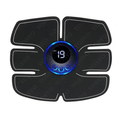 Nouvel appareil de stimulation musculaire EMS rechargeable, massage électrique TENS à impulsions pour soulager la douleur et masser les méridiens du corps entier (01136)-AquaForge