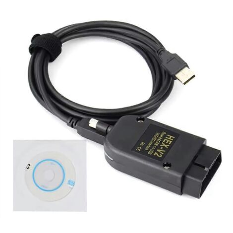 Nouvel outil de diagnostic VAG FT232 V25.3, câble VAG KKL VCDS, câble de diagnostic OBD2, scanner OBD2 HEX V2 VAGCOM, anglais