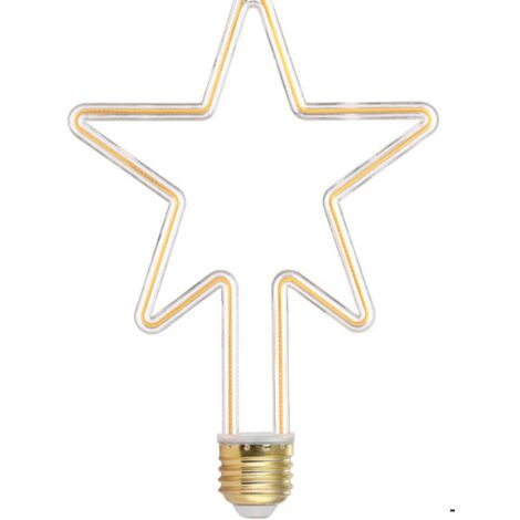 [Nouvelle ampoule de ligne led] E27 vis filament souple ampoule rétro PC plastique art créatif ampoule lampe