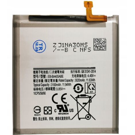 Nouvelle batterie pour Samsung Galaxy A40 A405 EB-BA405ABE 3100 mAh
