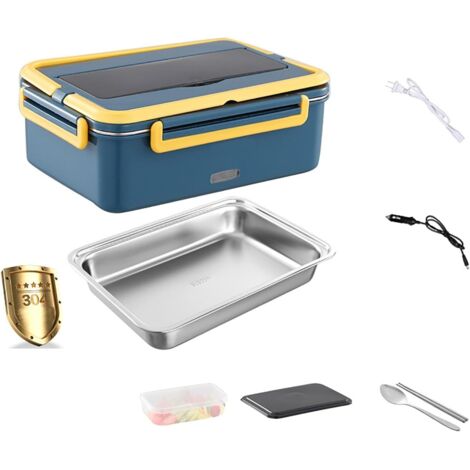 Nouvelle boîte à lunch électrique, grande capacité, 2 en 1 pour la maison, boîte à lunch isotherme,