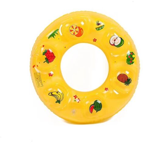 Nouvelle bouée gonflable double couche épaisse pour enfants, anneau de natation en cristal, double anneau de bain, jouet de bain