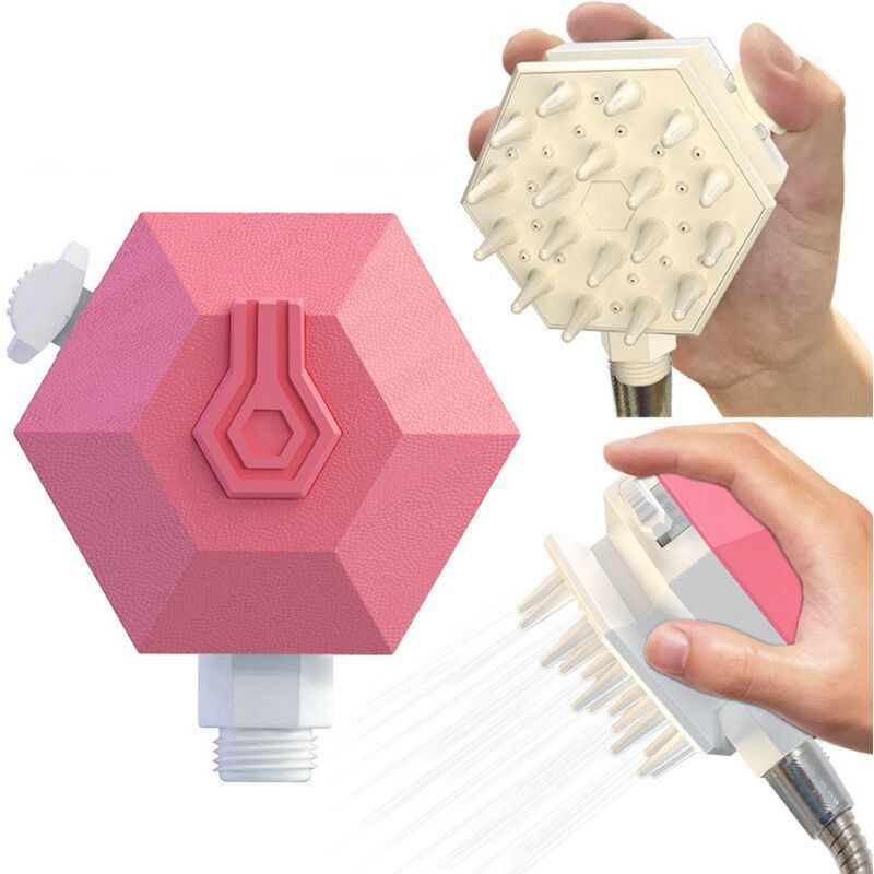 Nouvelle Brosse à Cheveux de Peigne de tête de Chien de Douche pour Animaux de Compagnie, épurateur de Massage de pulvérisateur de Douche de Bain