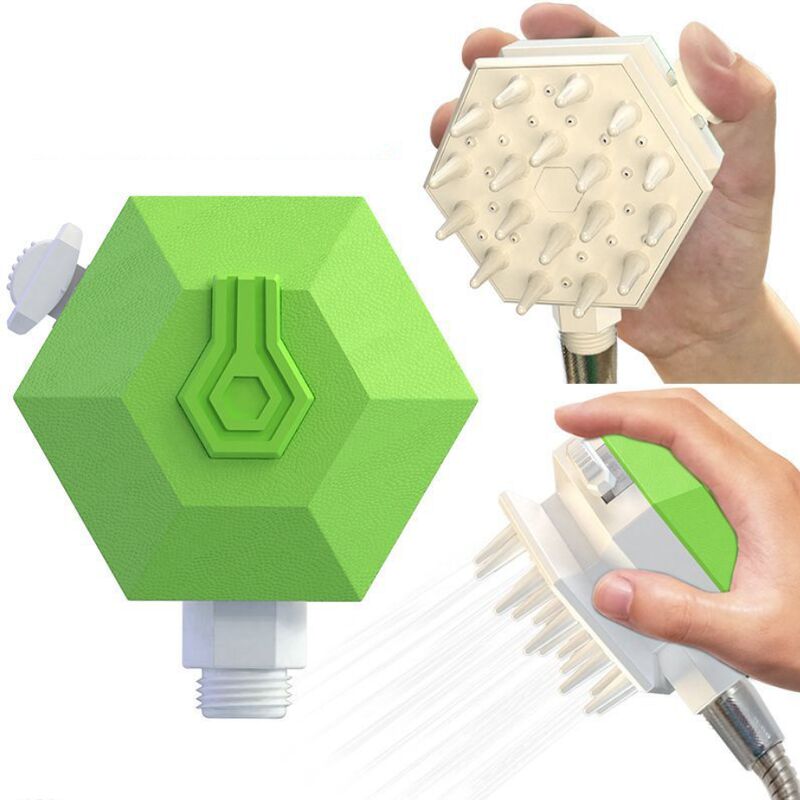 Nouvelle Brosse à Cheveux de Peigne de tête de Chien de Douche pour Animaux de Compagnie, épurateur de Massage de pulvérisateur de Douche de Bain