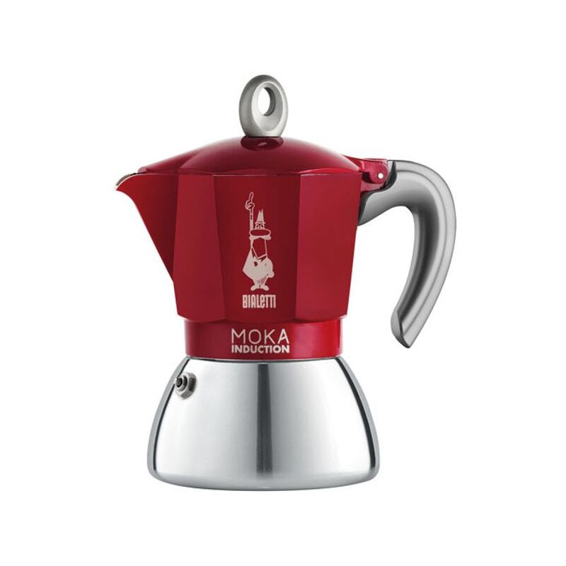Cafetiere 4T moka induction rougen - Bialetti