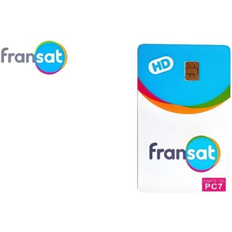 Carte D'Abonnement FRANSAT PRO PC7 De Remplacement - Pour Collectivités