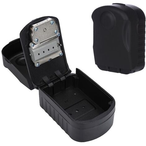 [Nouvelle génération] Grand coffre-fort à code et clés de secours, boîte à clés murale avec protection extérieure pour usine, voiture, garage - AquaForge