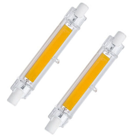Nouvelle lampe à prise horizontale haute luminosité R7S COB   tube de lumière d'inondation 13W  lampe à double extrémité lampe aux halogénures métalliques de remplacement Angle de faisceau 360° R7S CO