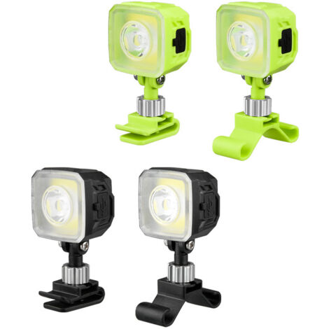 Nouvelle lampe frontale LED rechargeable par USB pour la course nocturne en extérieur et l'escalade, compatible avec différents types de chaussures.