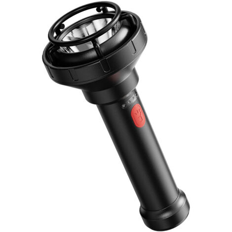 Nouvelle lampe torche LED puissante rechargeable USB, portable, pour aventures en plein air, avec boussole et éclairage multifonctions.