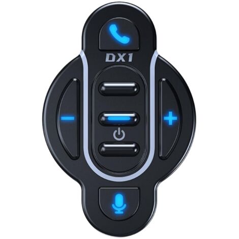 Nouvelle manette Bluetooth DX1 pour moto (2026) : étanche, sans fil, avec commande vocale.