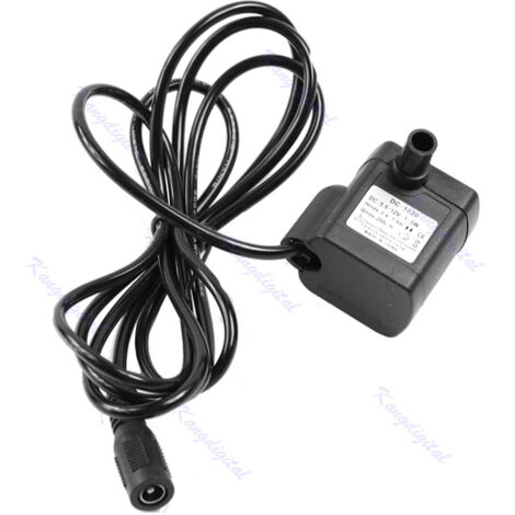 Nouvelle pompe à eau submersible DC 3W 5,5V-12V pour aquarium, fontaine et autres bassins.