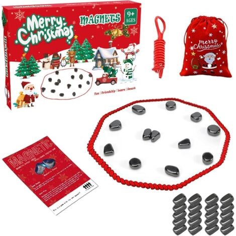 FÉÉRIC LIGHTS AND CHRISTMAS Nouvelle promotion spéciale 2024, jeux d'échecs magnétiques, jouets d'échecs magnétiques, jeux éducatifs, cadeaux de Noël pour enfants, adaptés aux réunions de famille et au camping