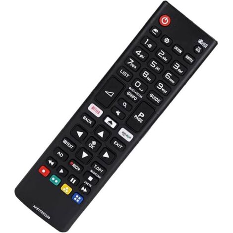 Nouvelle Telecommande pour LG Smart TV LED LCD Ultra HDTV - Aucun Réglage Requis Telecommande Universelle LG