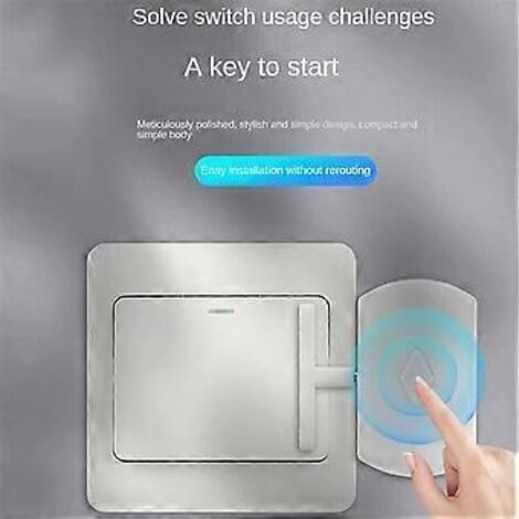 Nouvelle télécommande sans fil pour allumer/éteindre les lumières, robot à doigts rechargeable