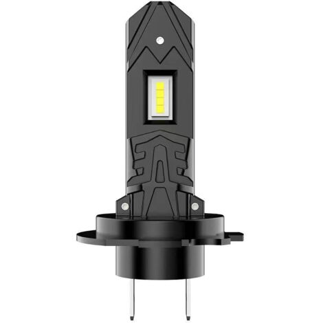 Nouvelles Ampoules Phare LED Auto H7, 1:1 Plug & Play, Canbus Intégré, 300% Plus Lumineuses, Sans Modification, Lot de 2