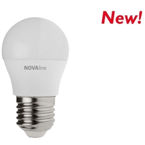 NOVA LAMPADINA LED SFERA E27 5,5W 3000K 10 PZ