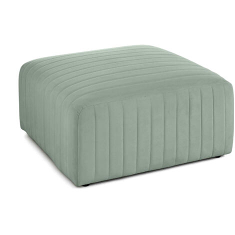 Nova - modularer hocker - aus samt - blau