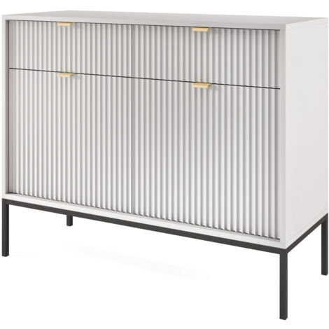 NOVA SANDS KSZ104 Credenza con 2 cassetti grigio opaco