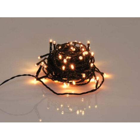 NOVALIGHT LED - 12 M - 80 LAMPES BLANC ARIZONA - FIL VERT VELLEMAN NV-LED-12-24V-AW