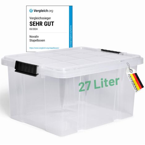 Novaliv Aufbewahrungsbox  1x Aufbewahrungsbox, 1x Deckel