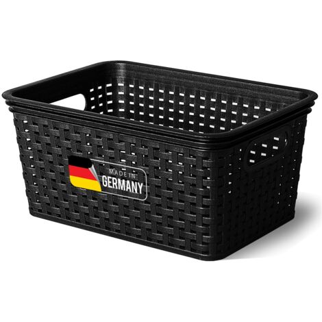 Novaliv Aufbewahrungsbox 1x Aufbewahrungskorb Rattan