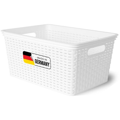 Novaliv Aufbewahrungsbox 1x Aufbewahrungskorb Rattan