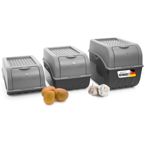 Novaliv Vorratsdose Kartoffelbox, Gemüsebox, Kartoffelkiste, Hält das Gemüse länger frisch