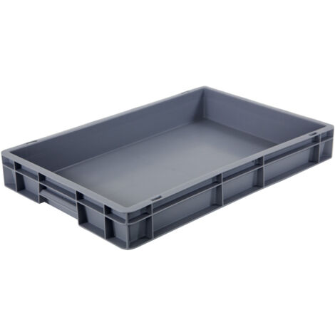 Novap – Bac de rangement gerbable 600x400x75 mm 12L en polypropylène UV – Résistant aux agents chimiques – 5061084 - MM 12 L