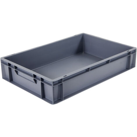 Novap – Bac de rangement gerbable 21L en polypropylène – 600x400x120 mm – Résistant aux huiles et acides – Conforme normes européennes – 5063088 - MM 21 L