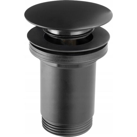Novaservis Accesorios - Salida de lavabo, negra S285B-BL-B