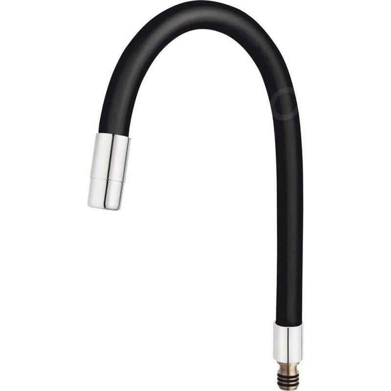 Novaservis - Accessoires - Flexible pour mélangeur d'évier, noir/chrome RAM70710,0C