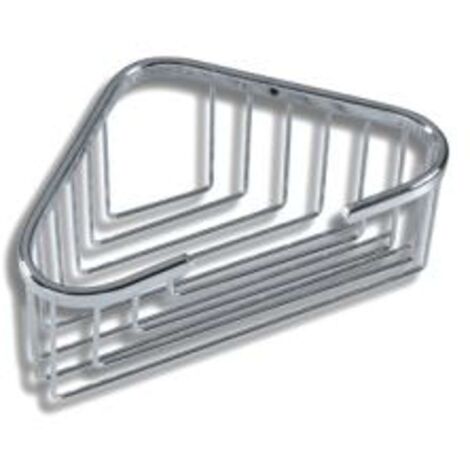 Novaservis Accessori a griglia - Scaffale angolare in filo metallico, cromo 6064,0