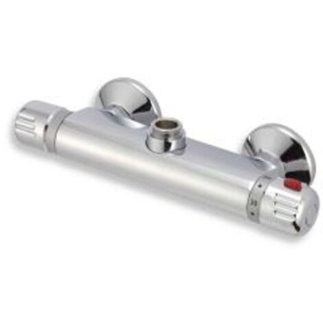 Novaservis Aquamat - Miscelatore termostatico per doccia, con uscita superiore, cromo 2661/1,0