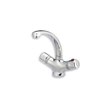 Novaservis Aquamat - Mitigeur thermostatique de lavabo avec garniture de vidage, chrome 2601,0