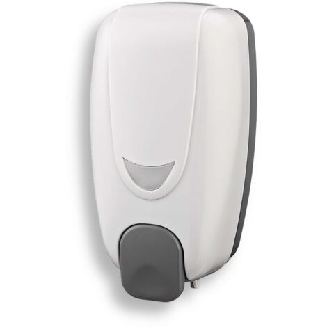 Novaservis Articoli sanitari - Distributore di sapone liquido, 800 ml, bianco/grigio 69084,1
