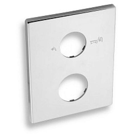Novaservis Corpi incasso - Rosone di copertura per base con interruttore, cromo KRYT0050RC,0